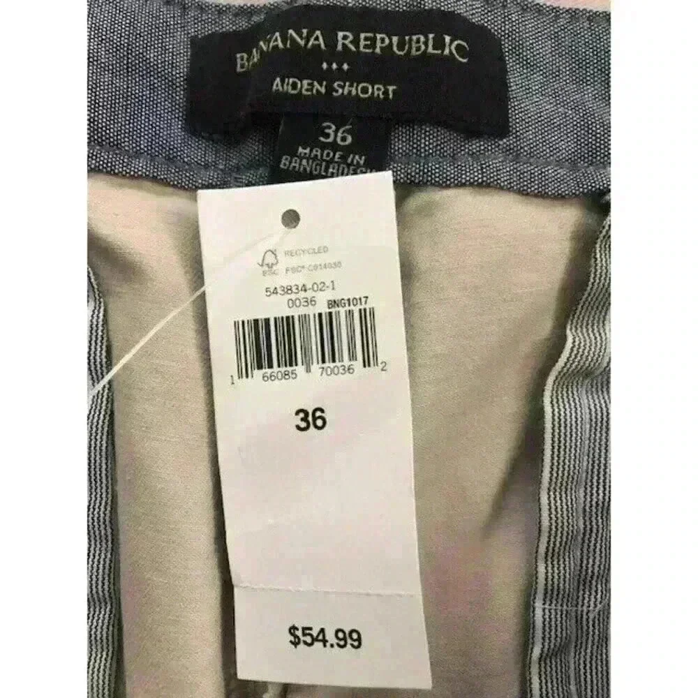 Banana Republic Aiden Slim Fit Khaki Shorts 10